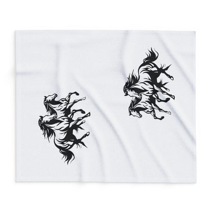 Horsin' Around Arctic Fleece Blanket