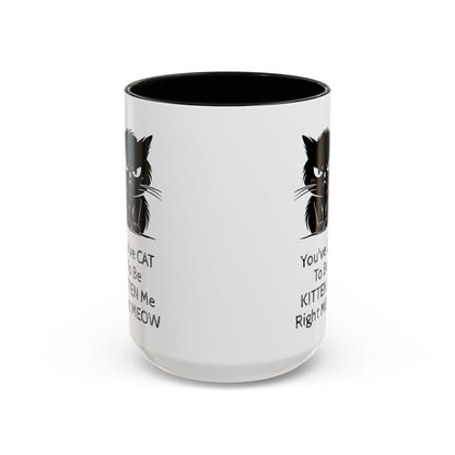Kitten Me 2-Tone Coffee Mug