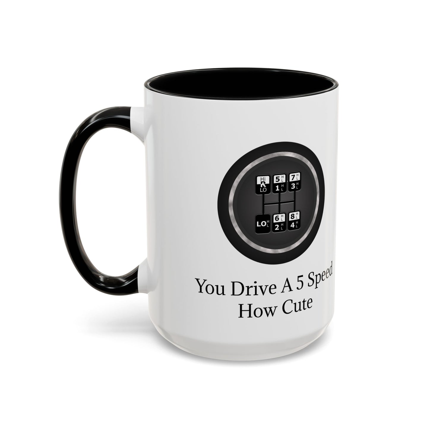 5 Speed How Cute 2-Tone Coffee Mug