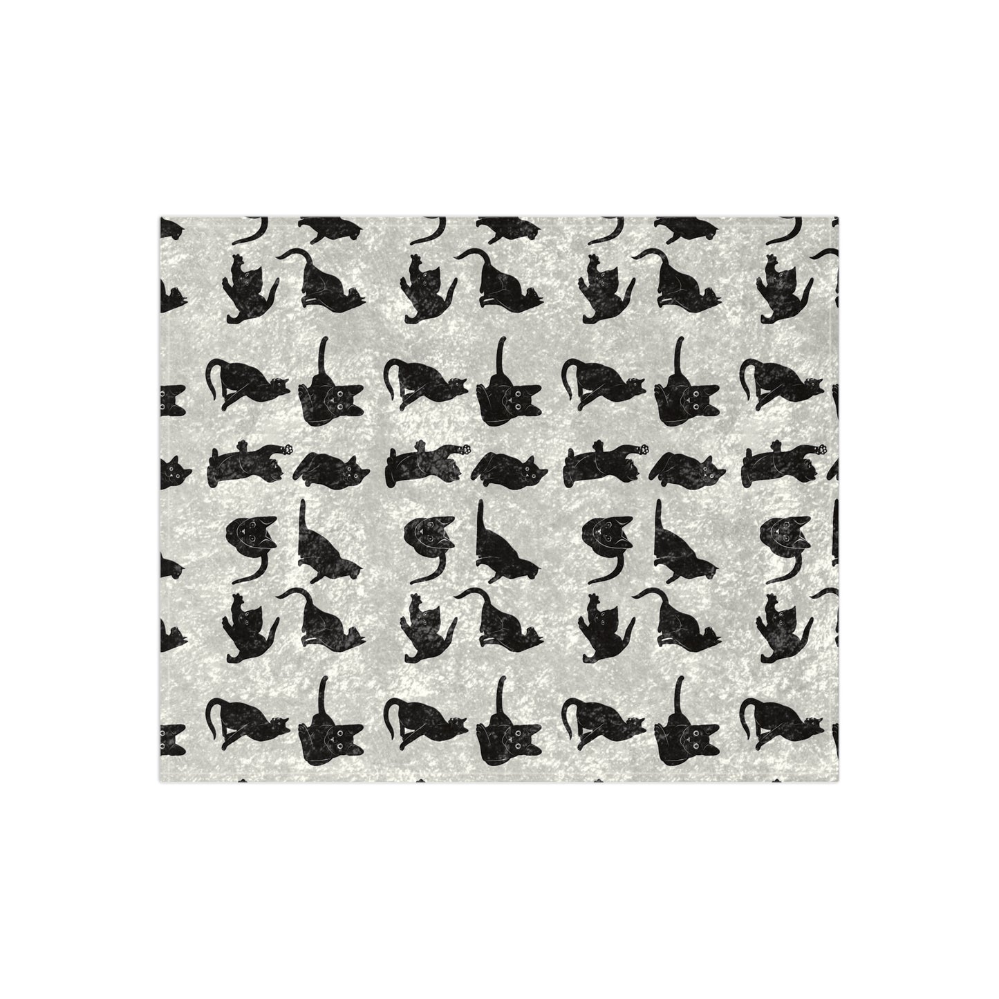 Cats Crushed Velvet Blanket