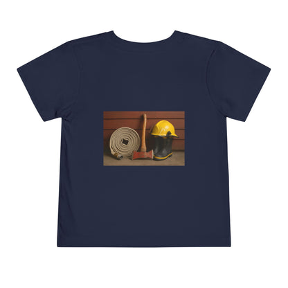 Fire/Rescue Appreciation Toddler Unisex Short Sleeve Crewneck Tee