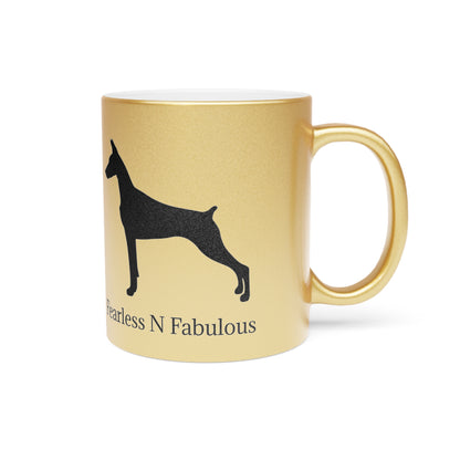 Fearless N Fabulous Metallic Coffee Mug