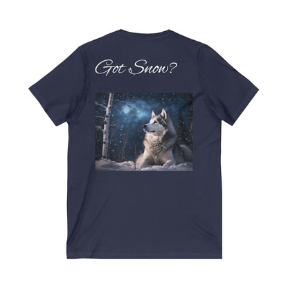 Got Snow? Unisex Short Sleeve V-Neck Tee