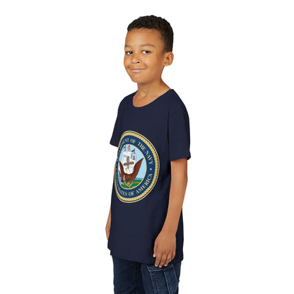 US Navy Youth Unisex Short Sleeve Crewneck Tee