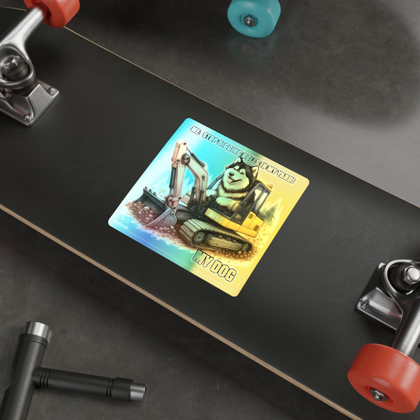 Digmaster Holographic Sticker