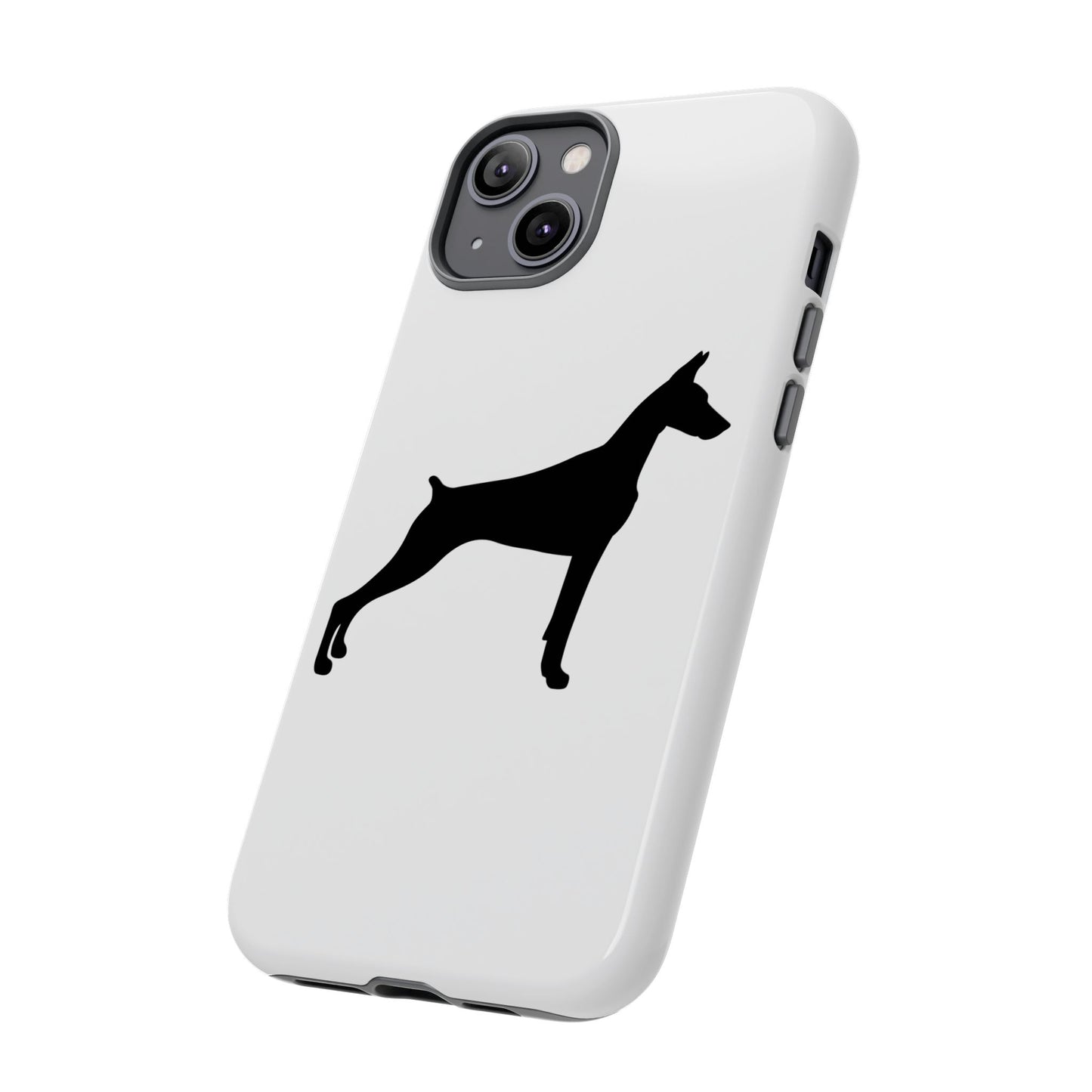 Doberman Silhouette iPhone Case