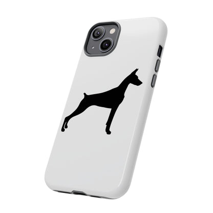 Doberman Silhouette iPhone Case