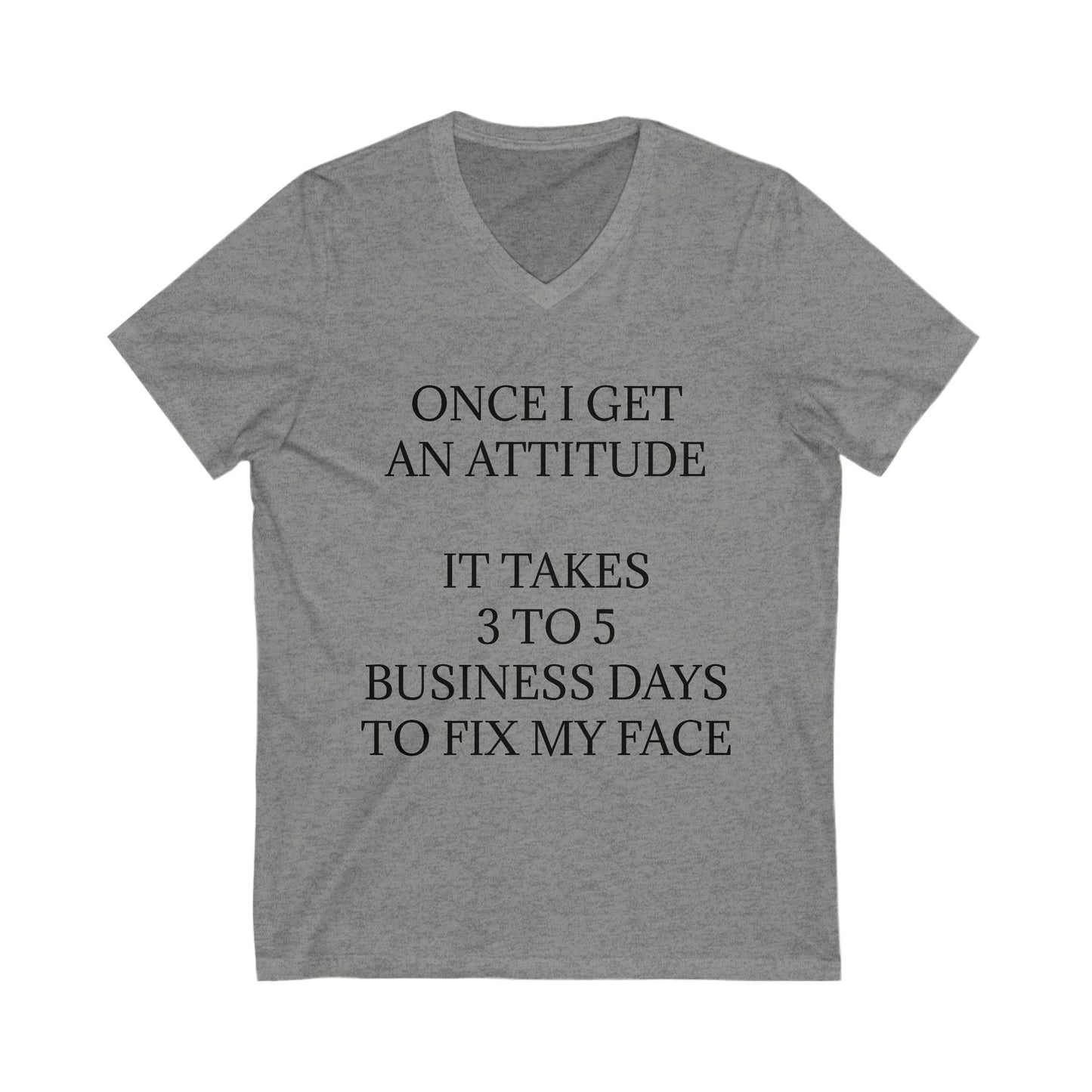 Fix My Face Unisex Short Sleeve V-Neck Tee