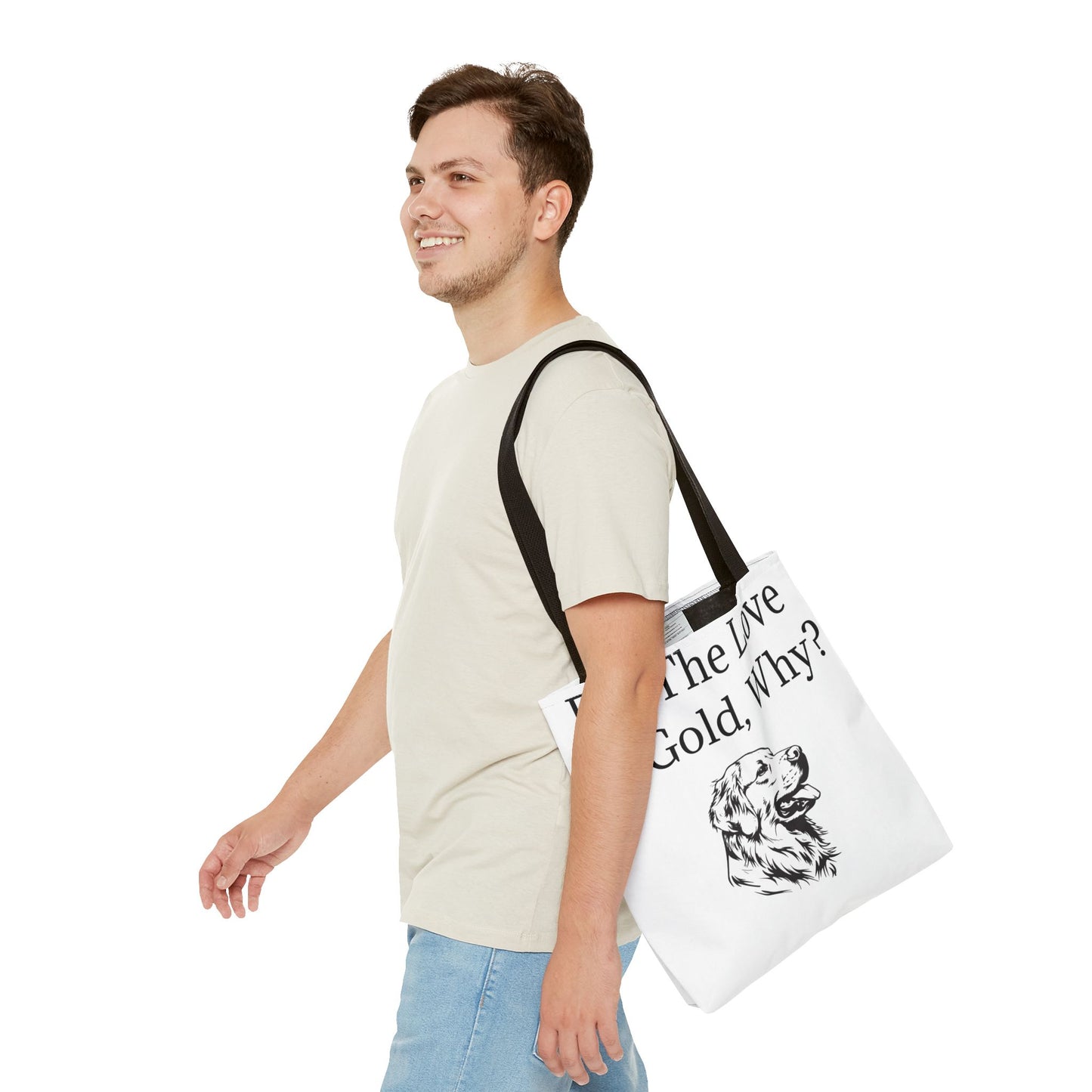 For The Love Of Gold Tote Bag