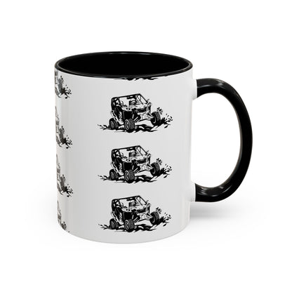 Slingin' Mud Side By Side 2-Tone Coffee Mug