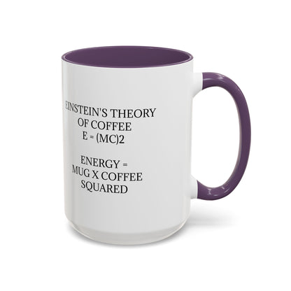 Einstein's Theory Of Coffee 2-Tone Coffee Mug