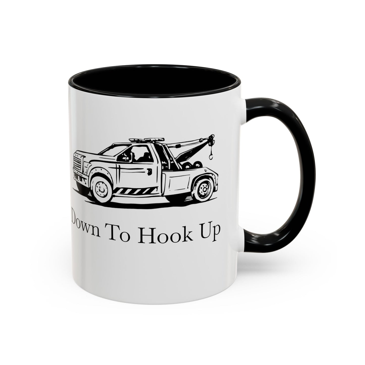 Down To Hook Up 2-Tone Coffee Mug