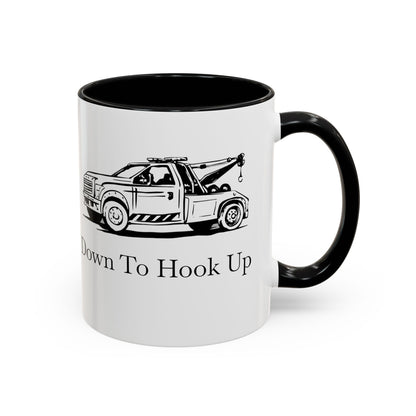 Down To Hook Up 2-Tone Coffee Mug