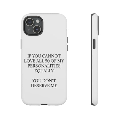 50 Personalities iPhone Case
