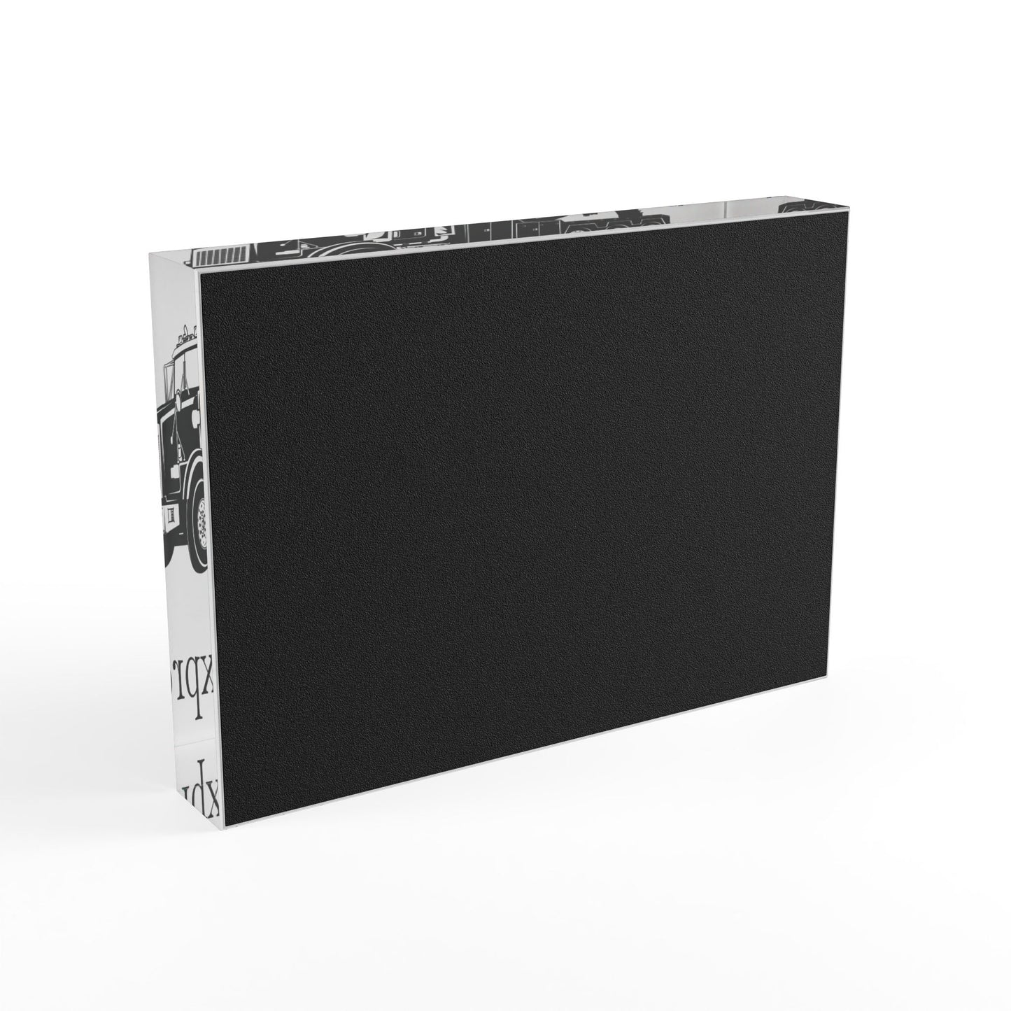 H**ker Express Heavy Tow Truck Acrylic Photo Block