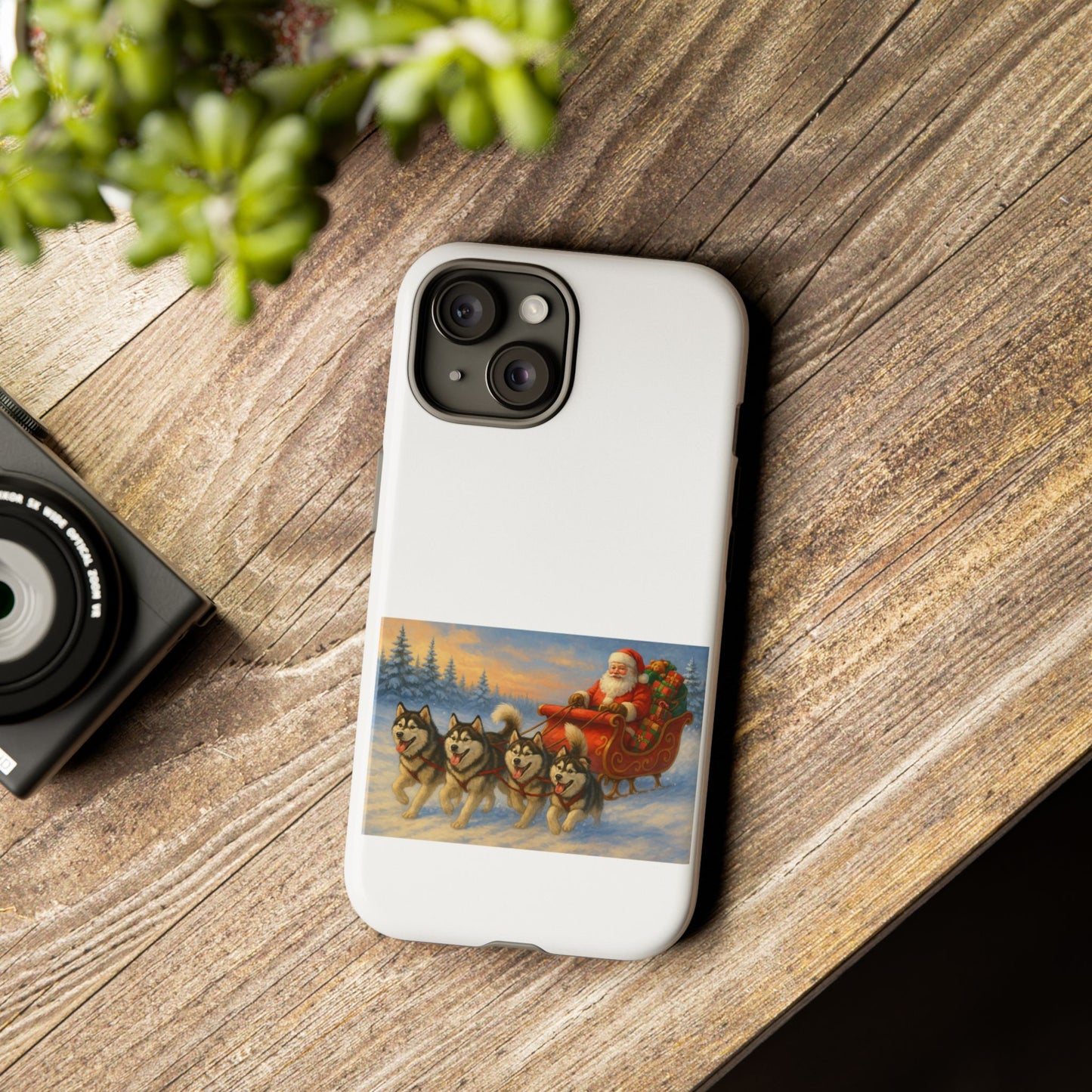Dashing Through The Snow iPhone Case