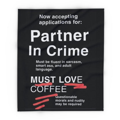 Partner In Crime Arctic Fleece Blanket