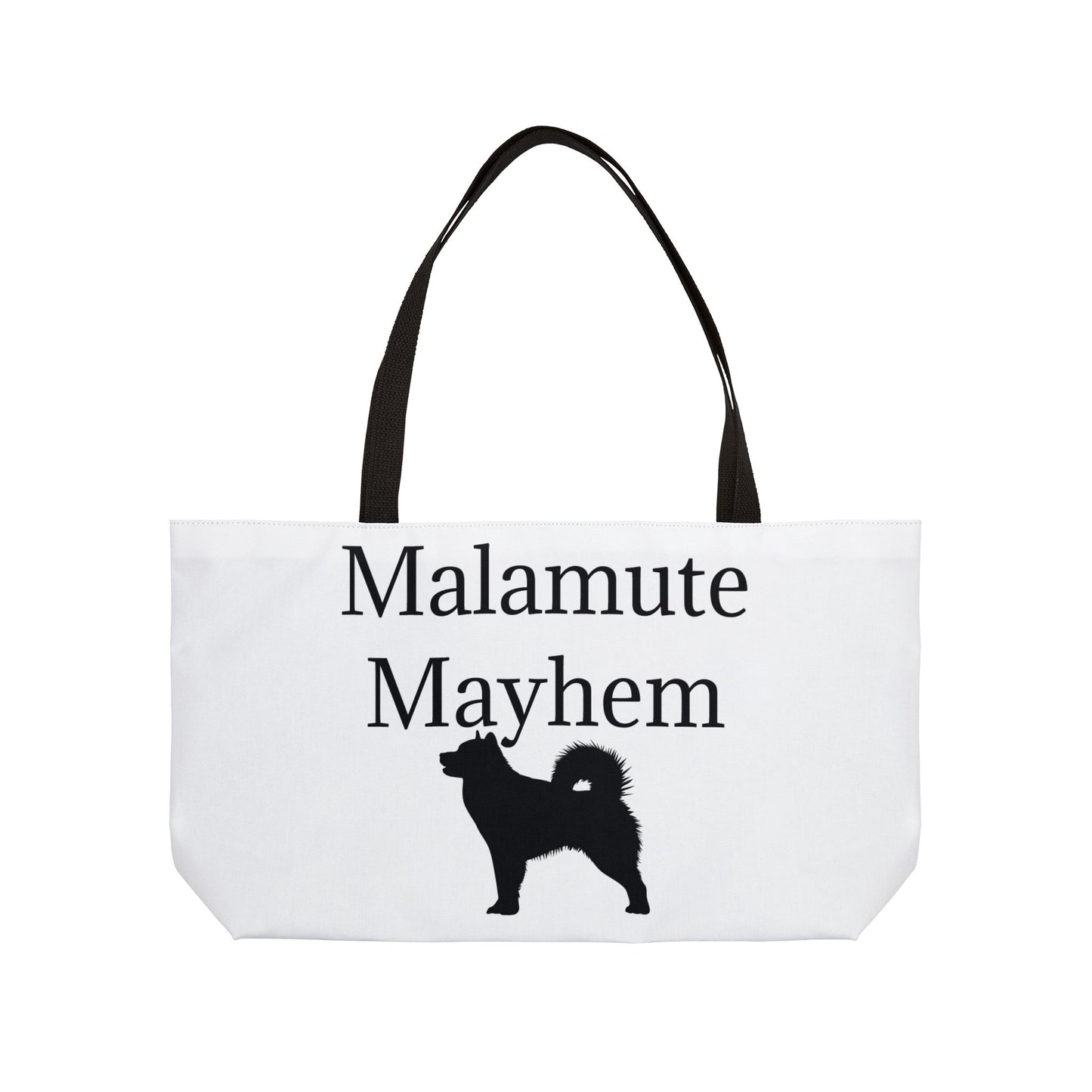 Malamute Mayhem Weekender Tote Bag