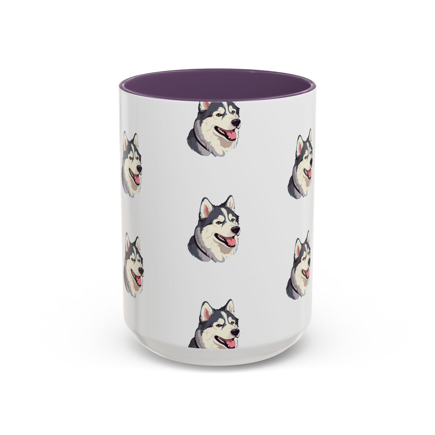 Malamute Head 2-Tone Coffee Mug