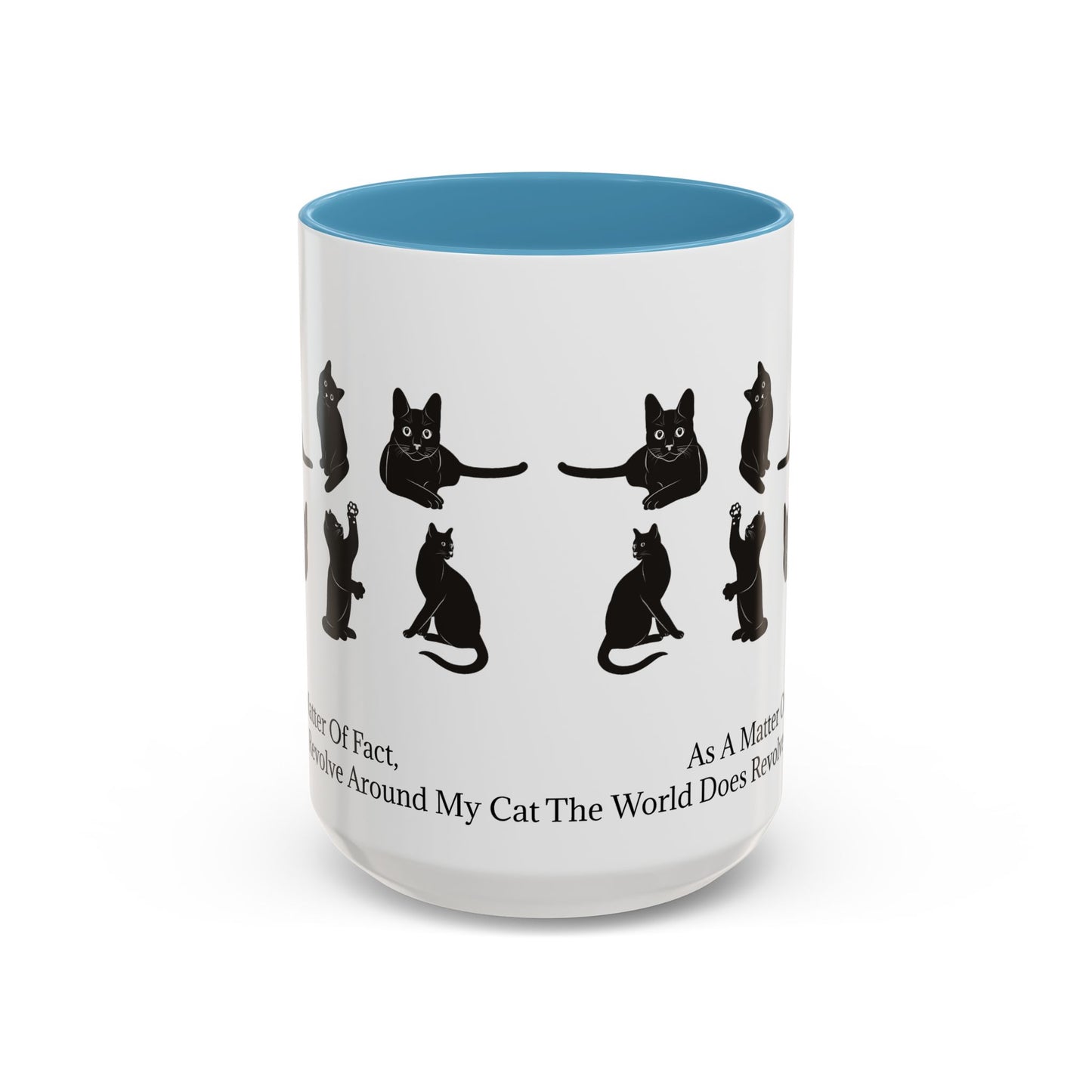 Matter Of Fact Cat 2-Tone Coffee Mug