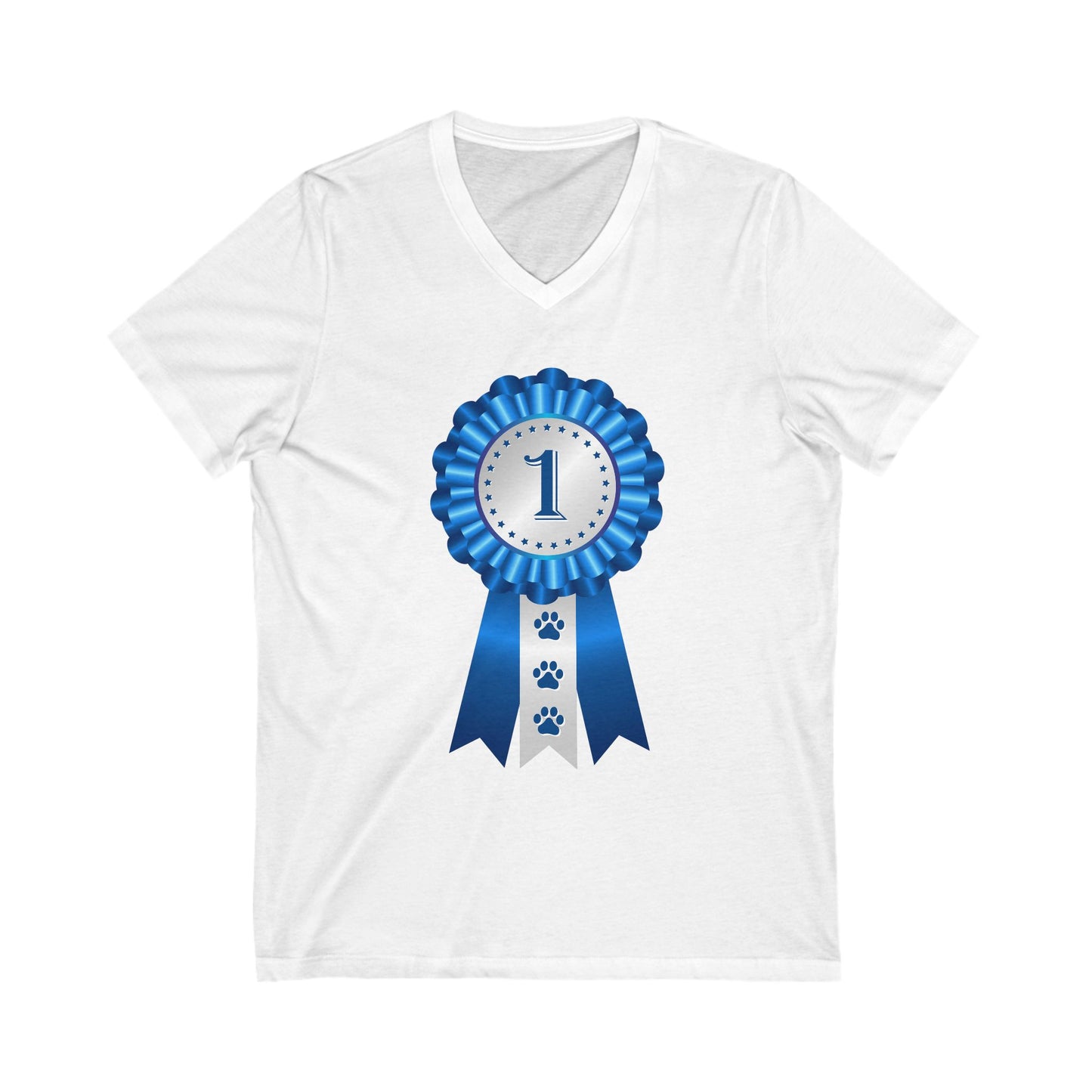 Show Ribbon Unisex Short Sleeve V-Neck Tee