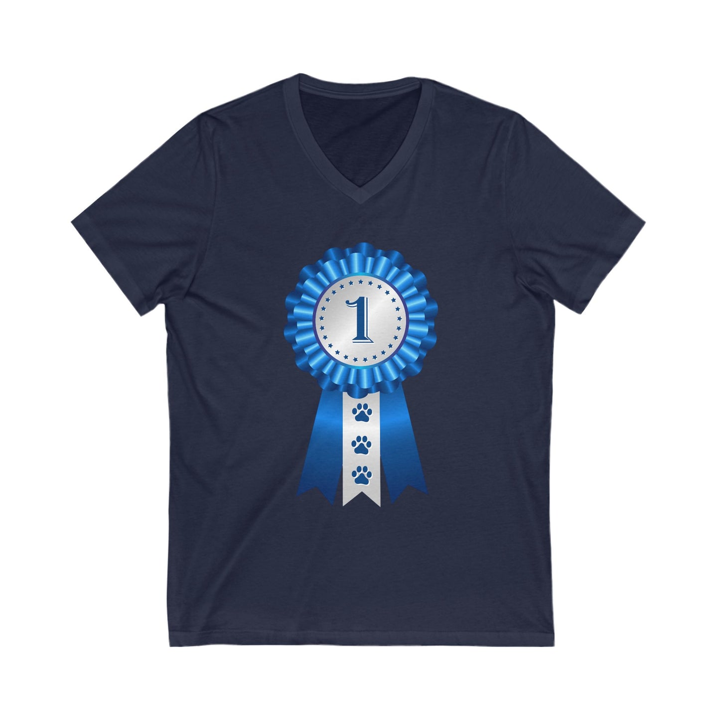 Show Ribbon Unisex Short Sleeve V-Neck Tee