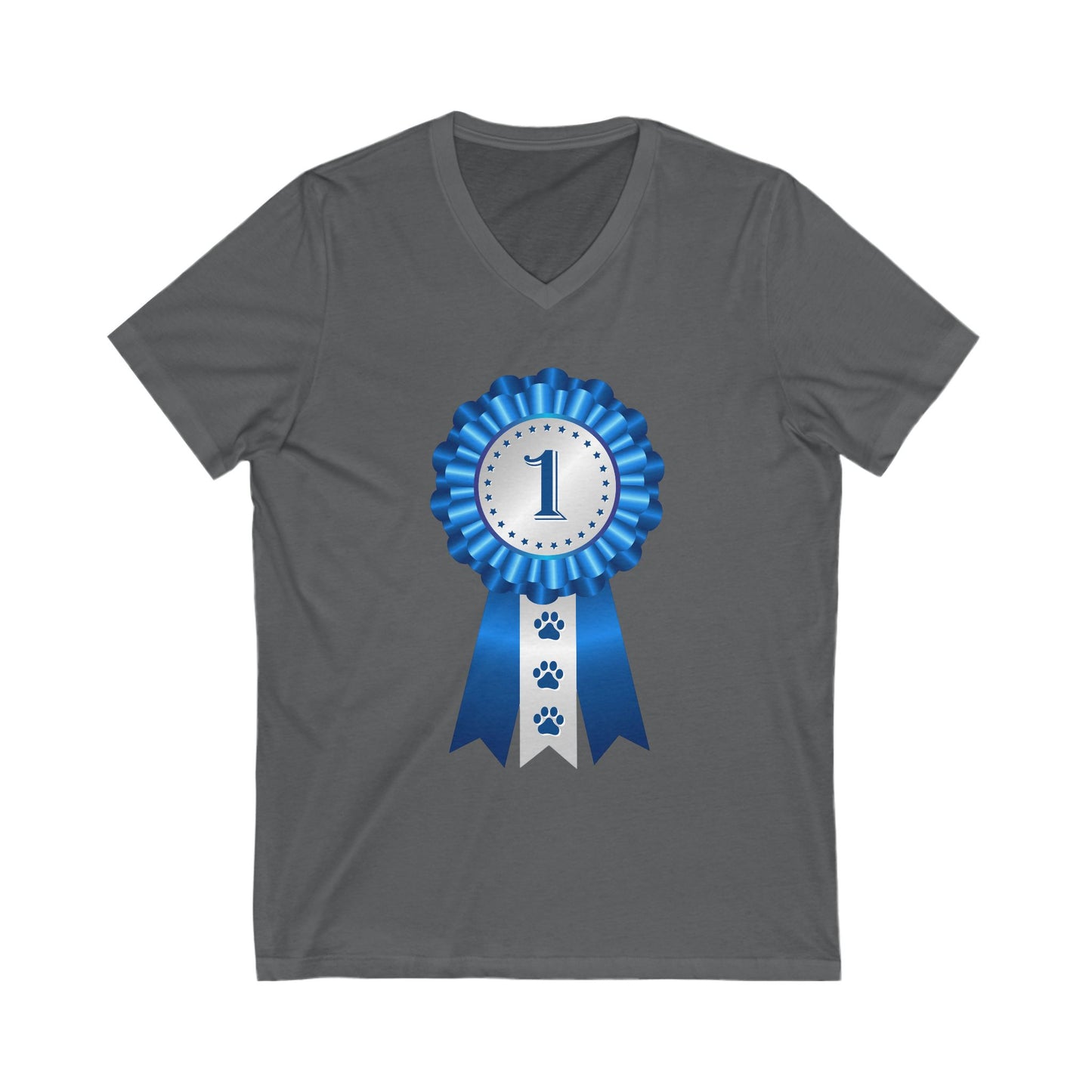 Show Ribbon Unisex Short Sleeve V-Neck Tee