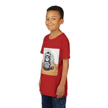 Naughty Cat Youth Unisex Short Sleeve Crewneck Tee