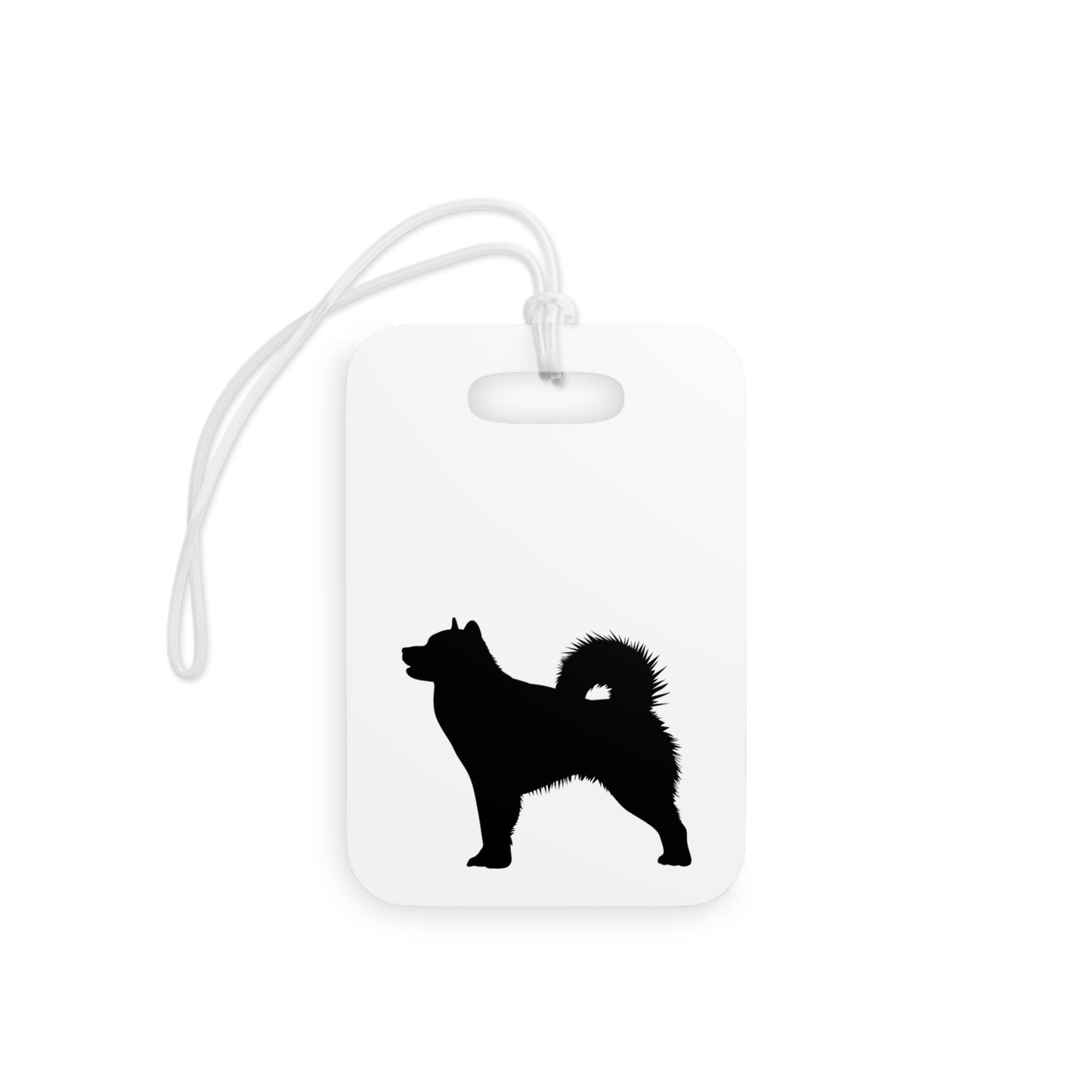 Malamute Silhouette Luggage Tag