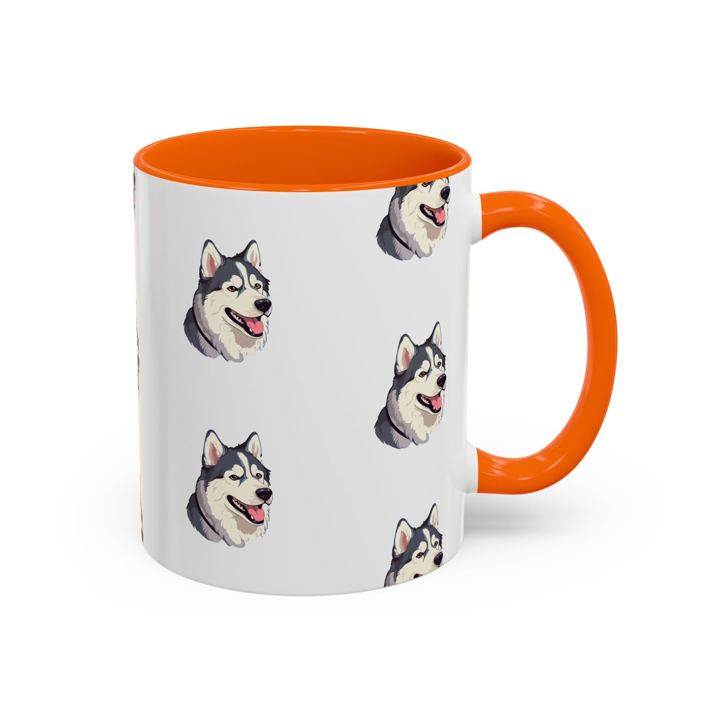 Malamute Head 2-Tone Coffee Mug