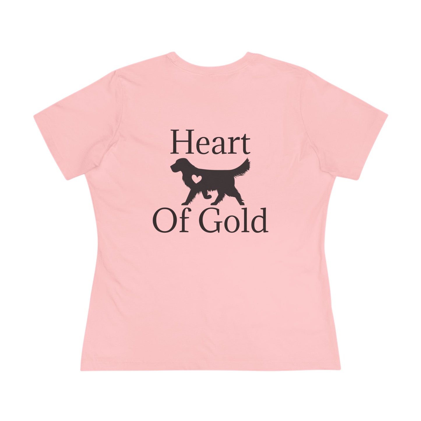 Heart Of Gold Women's Short Sleeve Crewneck Tee