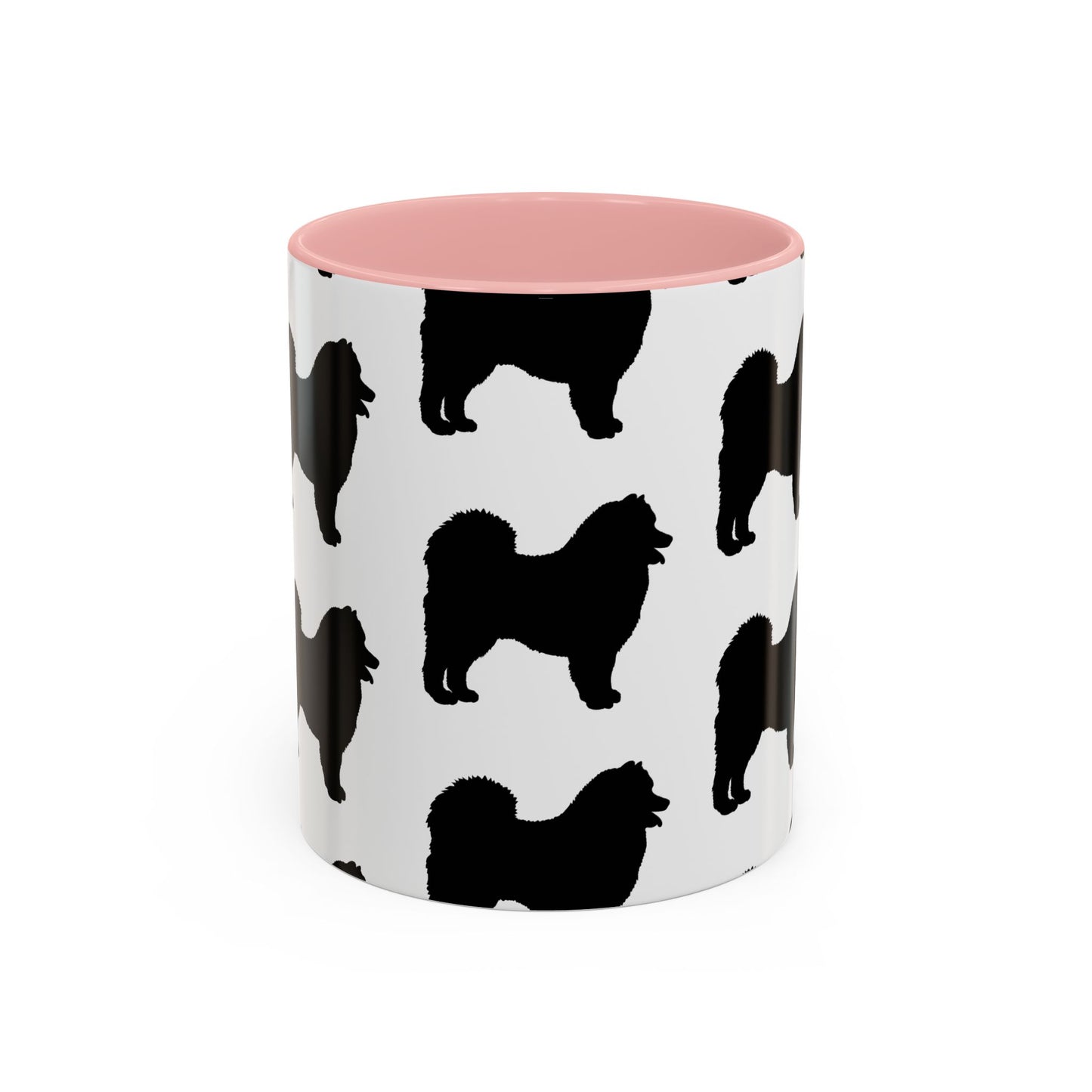Samoyed Silhouette 2-Tone Coffee Mug