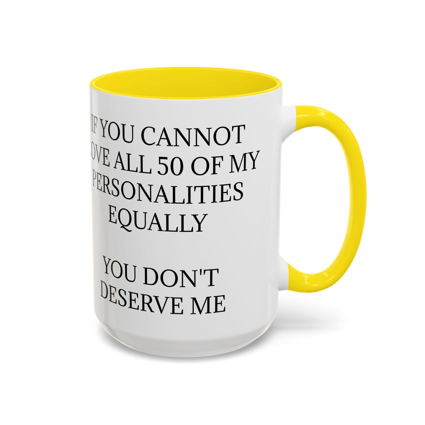 50 Personalities 2-Tone Coffee Mug