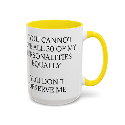 50 Personalities 2-Tone Coffee Mug