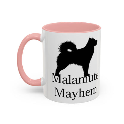 Malamute Mayhem 2-Tone Coffee Mug