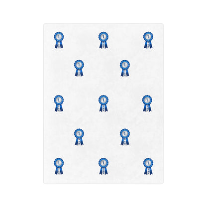 Show Ribbon Velveteen Microfiber Blanket