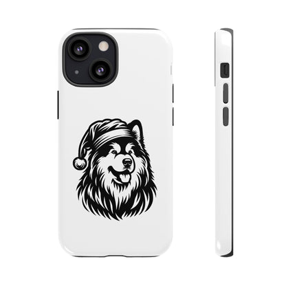 Santa Paws Malamute iPhone Case
