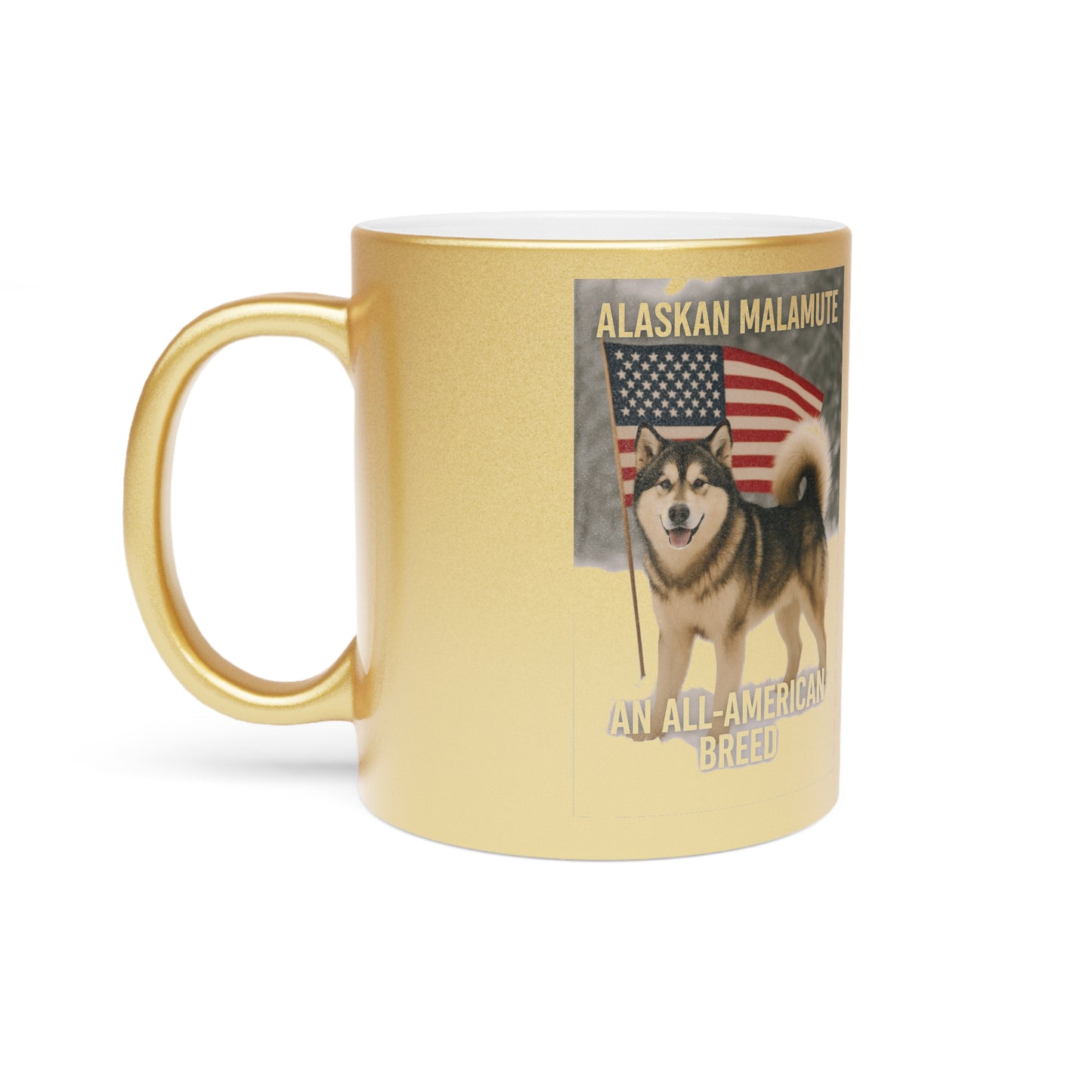 All-American Breed Metallic Coffee Mug