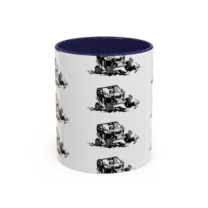 Slingin' Mud Side By Side 2-Tone Coffee Mug