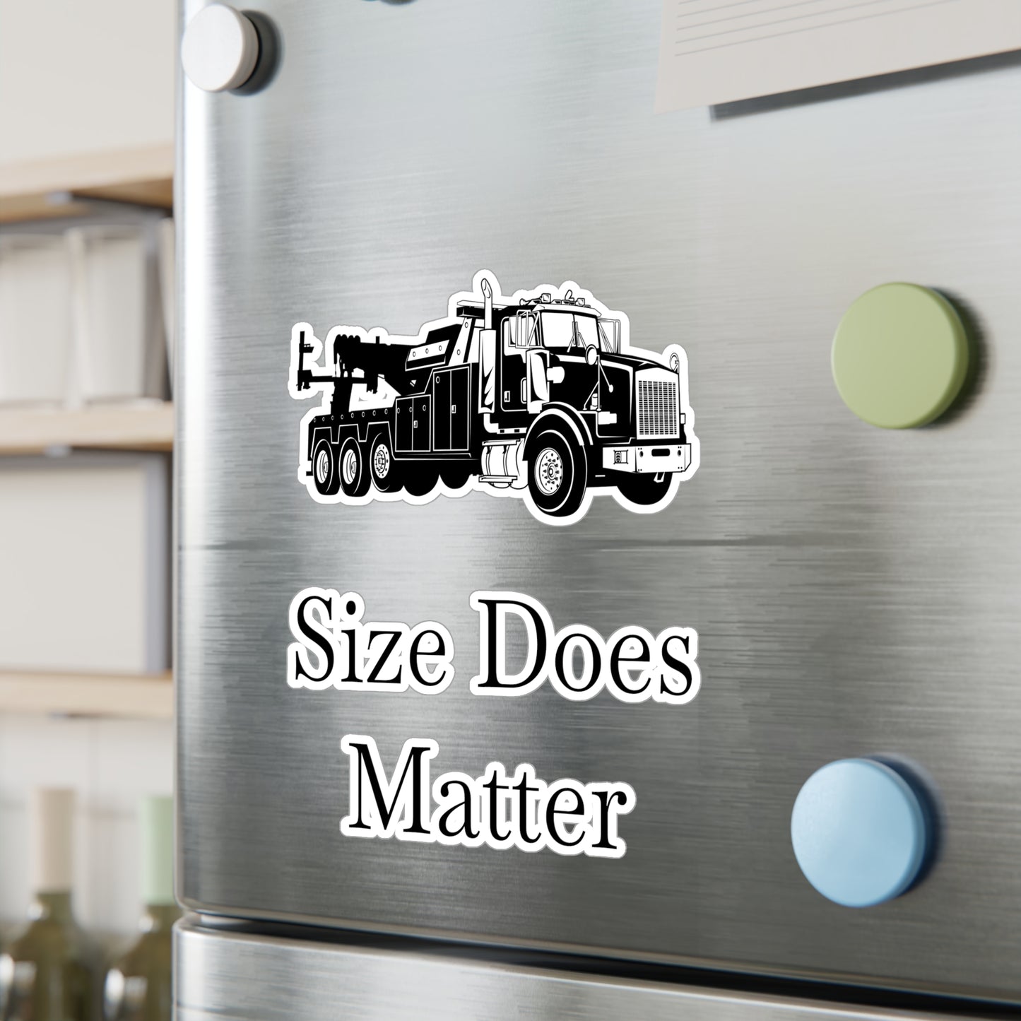 Size Does Matter Vinyl Decal