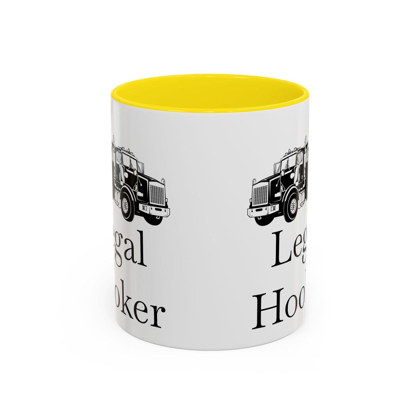 Legal H**ker Heavy Tow Truck 2-Tone Coffee Mug