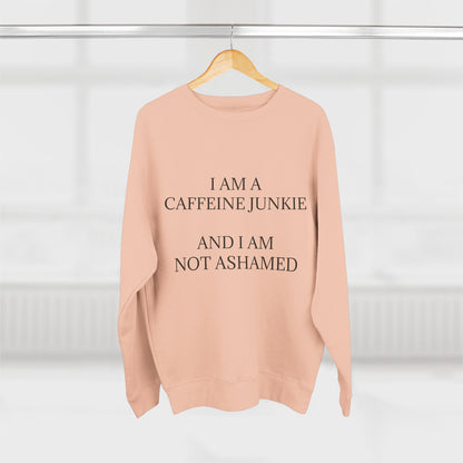 Caffeine Junkie Unisex Crewneck Sweatshirt
