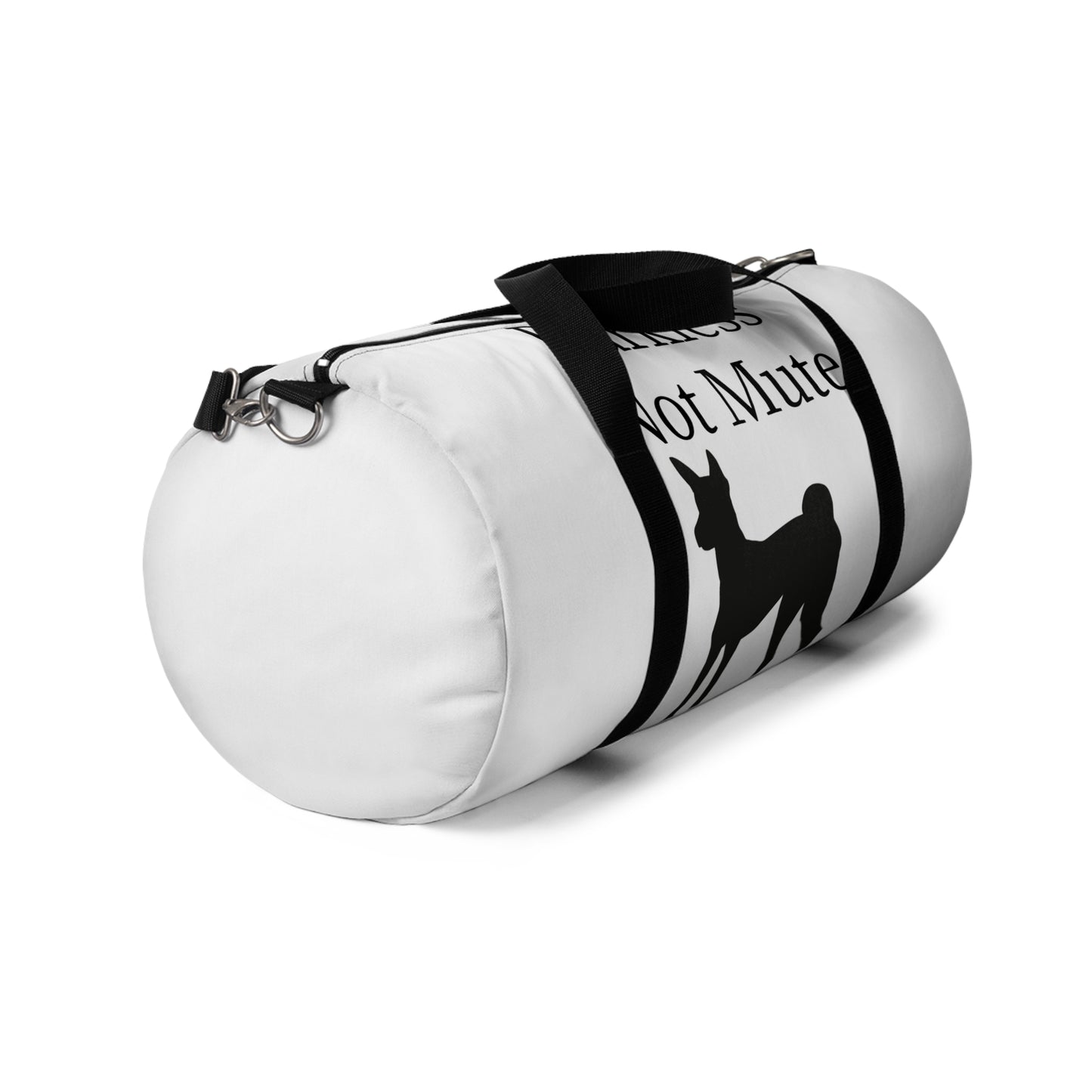 Barkless Not Mute Duffel Bag