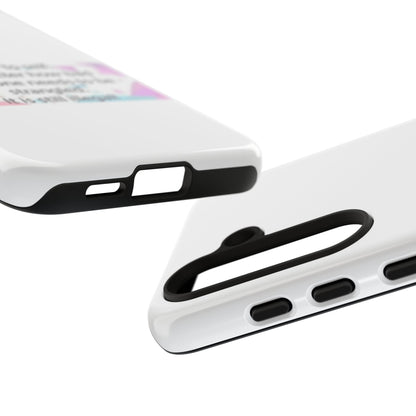 Note To Self Samsung Case