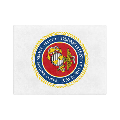 US Marine Corps Velveteen Microfiber Blanket