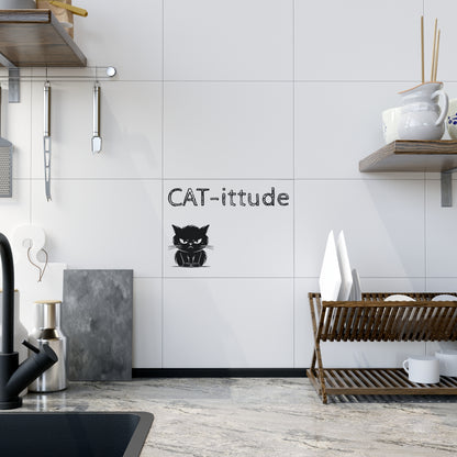 CAT-ittude Ceramic Photo Tile