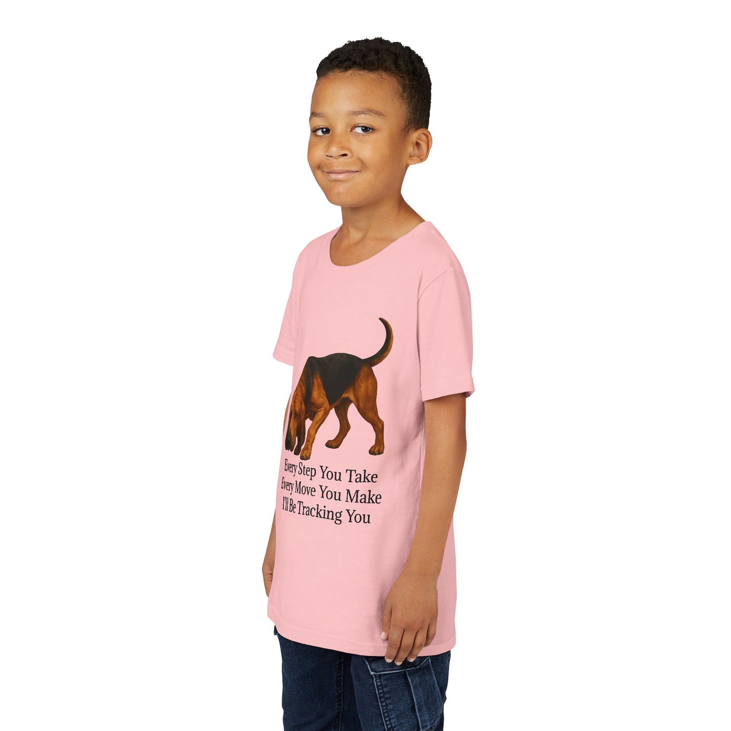 Tracking You Youth Unisex Short Sleeve Crewneck Tee