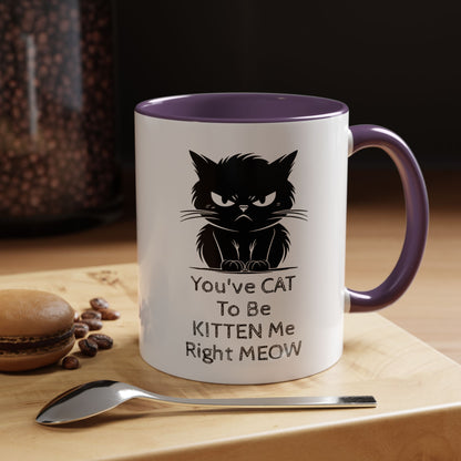 Kitten Me 2-Tone Coffee Mug