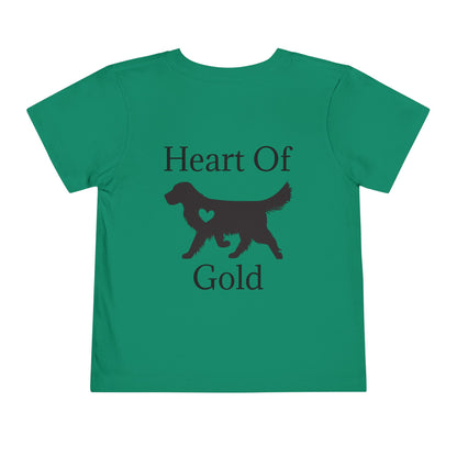 Heart Of Gold Toddler Unisex Short Sleeve Crewneck Tee