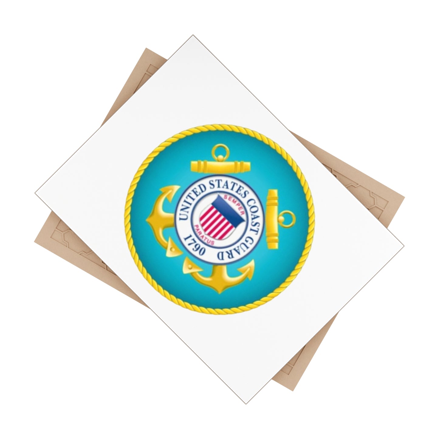 US Coast Guard Ceramic Photo Tile